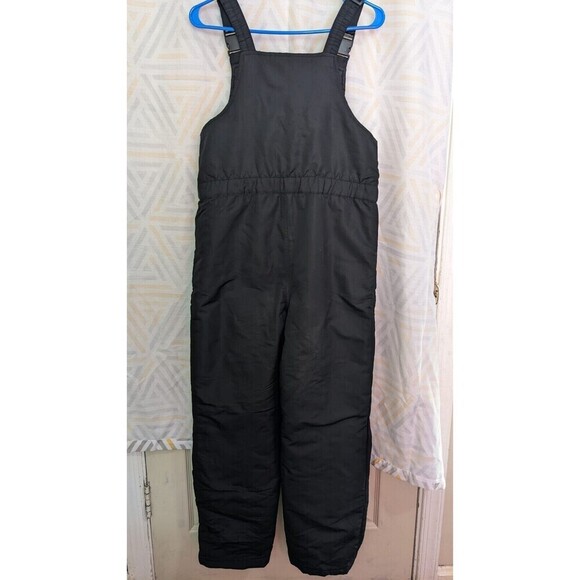 Roebuck & Co. Black Unisex Big Kids’ Snow Bib- Size XL 14/16 - Picture 2 of 7